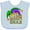 AE-Light Blue, variant on Inktastic Mardi Gras New Orleans Louisiana Jester Hat Boys or Girls Baby Bib