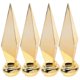 thumbnail image 2 of Flagpole Toppers Aluminum Alloy Golden Color For Hotel Office Outdoor Decoration 4Pcs, 2 of 5