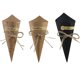 thumbnail image 4 of Yuarrent 50 Uds. De flores de helado, ramo DIY, cajas de dulces, conos de papel Kraft, regalos de boda, suministros para fiestas, favores, cajas de Decoración del hogar Negro Yuarrent JJ23371-03, 4 of 6