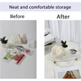 thumbnail image 5 of Bandeja de perfume de acrílico transparente, bandejas redondas de maquillaje para mostrador, bandejas decorativas para cambiador de baño para encimeras de cambiador, 5 of 5