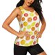 thumbnail image 2 of Fotbe Lemon Orange Blusas Sin Mangas para Mujer – Estilo Casual, Corte Suelto, Slim-Fit, Cuello Redondo Deportivo, Tops de Verano para Gimnasio y Yoga-X-Large, 2 of 7