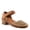BEIGE MULTI, variant on Eveline Women’s Leather Sandal with Laser-cut Design & Comfort