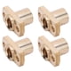 thumbnail image 3 of Tuerca trapezoidal, 4 piezas Tuerca trapezoidal T8 Tuerca trapezoidal de latón Tuerca trapezoidal Valor excepcional, 3 of 8