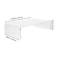 thumbnail image 6 of STRANDCHIC Clear Desk Riser for Laptop, Transparent Acrylic Monitor Stand, Simple Design, and Space-Saving, 6 of 6