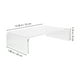 thumbnail image 3 of Soporte de acrílico para monitor vertical Soporte de acrílico para monitor de computadora Soporte para monitor de computadora Soporte vertical para monitor, 3 of 6