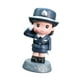thumbnail image 1 of Figura de policía, estatua de resina, minifigura decorativa, adorno creativo para tarta. Estatua de niña, 1 of 9