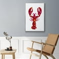 thumbnail image 5 of Lobster Framed Premium Gallery Wrapped Canvas - Ready to Hang - 25 x 37 - Silver Floating Frame, 5 of 9
