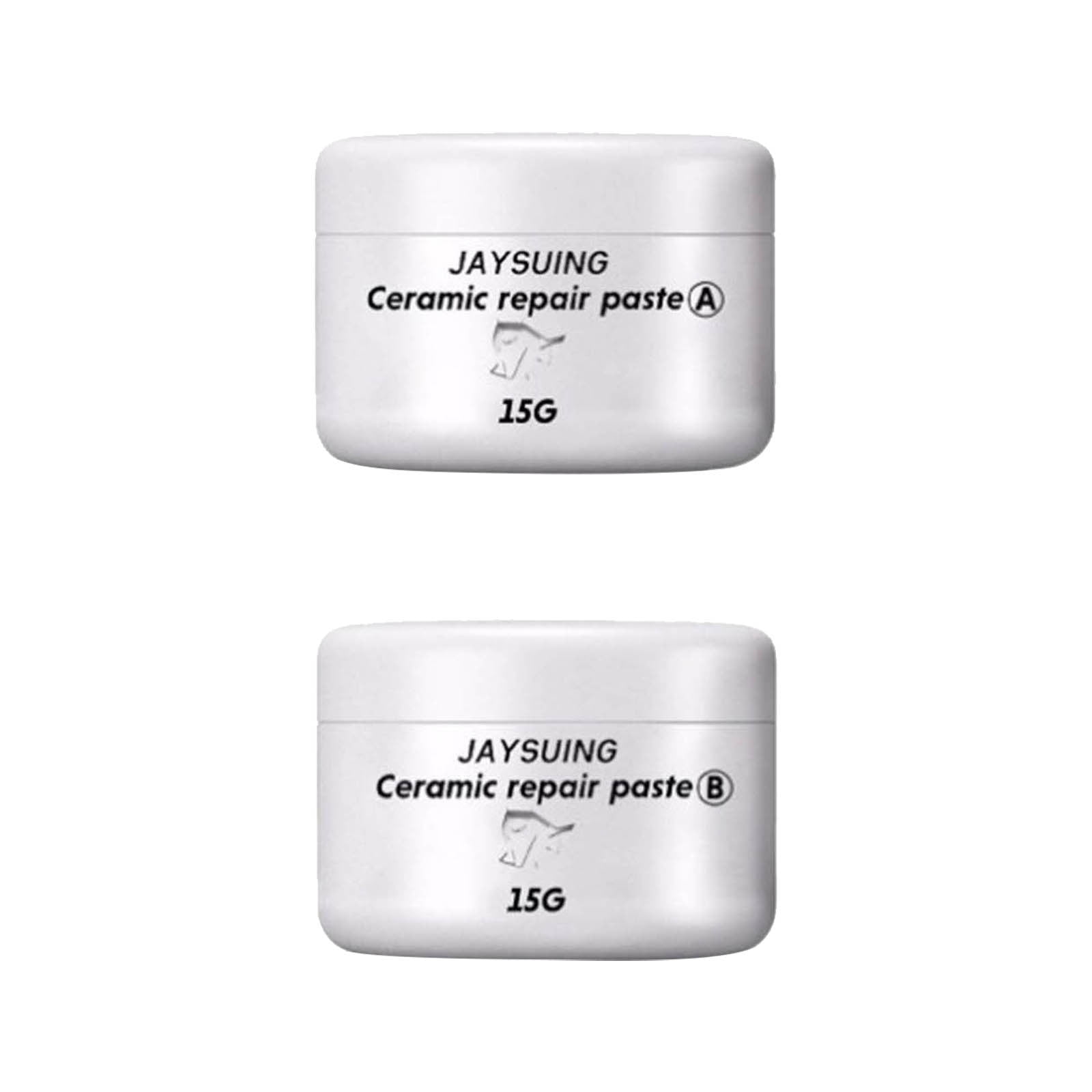 HEMNJUM Tile Repair Ceramic Paste Toilet Glaze Repair Tile Repair Paste, a superb adhesive for repairing bathtub cracks and sink cracks. For use on porcelain, ceramic, acrylic, fiberglass and enamel.