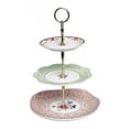 thumbnail image 2 of ievspot 1 Set 3 Tier Cake Plate Stand Handle Hardware,Alloy Stand Handle for Cake Cupcake Dessert Serving Tray, 2 of 2