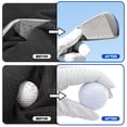 thumbnail image 3 of Cepillo para palos de Golf, limpiador de ranuras, cepillo de Golf con Clips retráctiles, regalos para golfistas, mango cómodo, toalla de Golf de doble Negro, 3 of 8
