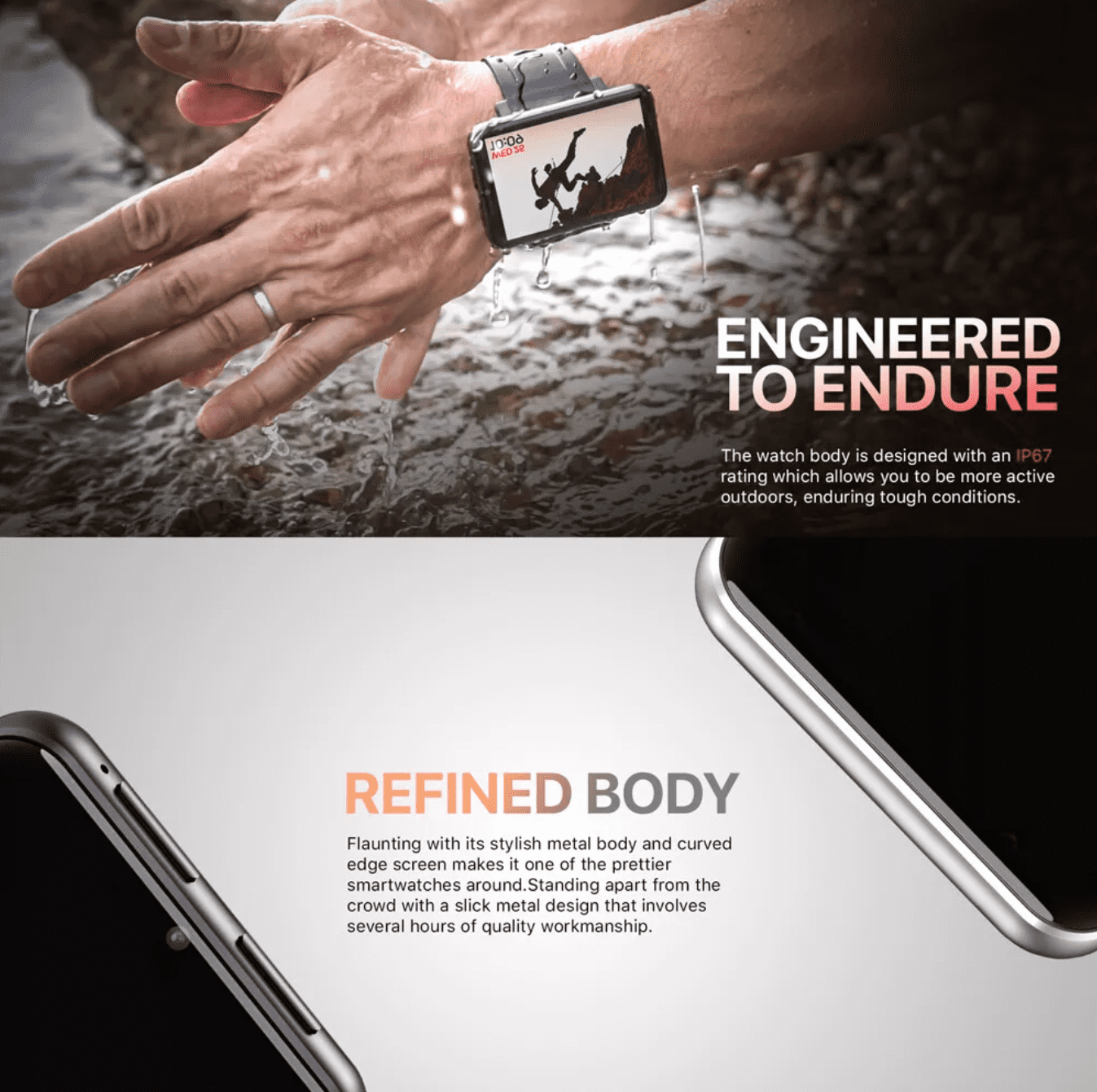 4G Smart Watch 2.86 Inch Screen 1GB+16GB Android 7.1 Support SIM GPS WiFi 2700mAh Large Screen Watch