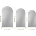 thumbnail image 3 of Historyli 7.2FT Wedding Arch Cover Double-Sided Spandex Fitted Arch Stand Covers Stretchy Backdrop Cover for Balloon Arches Birthday Party Bridal Baby Shower Photography Decoration,Silver, 3 of 8