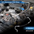 thumbnail image 2 of Manguera de Refrigerante de A/C para Lexus ES300h 2019-2024 Línea de Manguera de Presión de Aire Acondicionado No. 8871133340 Caucho Hierro, 2 of 6
