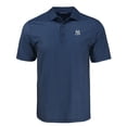 thumbnail image 2 of Men's Cutter & Buck Navy New York Yankees Big & Tall Pike Eco Shadow Check Print Polo, 2 of 3