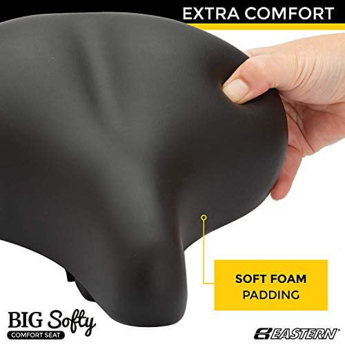 Stationary /& Exercise Bikes Big Soft Cushion Bike Seat for Seniors Indoor The Most Comfortable Replacement for Your Beach Cruiser Large Wide and Padded Bicycle Saddle for Men and Women