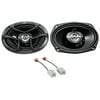 6x9" JVC Front Factory Speaker Replacement For 2006-09 Dodge Ram 2500/3500