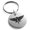 Silver, variant on Stainless Steel Zeus Greek God of Sky Engraved Small Medallion Circle Charm Keychain Keyring