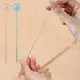 thumbnail image 4 of Kripyery 2 Pcs Reusable Silicone Straw Brush with Stainless Steel Bar Extra Long Pipe Cleaner Brush Straw Bottle Drink Lid Cleaning Brush Drinking Straw Cleaner Brush, 4 of 8