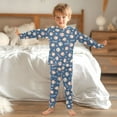 thumbnail image 6 of joogoo Blue Baseballs Stars 2 Piece Long Sleeve Tee and Pants Cotton Pajama Set 5Y, 6 of 7