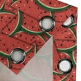 thumbnail image 5 of Ambesonne Fruits Grommet Curtain, Yummy Watermelon Slices, 50" x 54", Red Hunter Green, 5 of 6