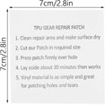 thumbnail image 2 of czcpp-TPU Pool Patch Repair Kit, 20PCS Waterproof Self Adhesive TPU Repair Tape, Transparent Repair Patch for Inflatable Products, Air Mattress, Swimming Pool, Tent, Pool Floats, Inflatable Toy, 2 of 4
