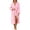 A-Pink, variant on Women's Robe Flannel Hooded Bathrobe Solid Color Waist-Tie Fleece with Pockets for Fall & Winter