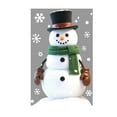 thumbnail image 6 of Christmas Wreath Window Stickers, Large Static Cling Decals for Glass Door Shop Decoration(I), 6 of 6