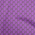 thumbnail image 1 of oneOone Velvet Purple Fabric Kalamkari Quilting Supplies Print Sewing Fabric By The Yard 58 Inch Wide, 1 of 5