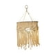 thumbnail image 3 of Pantalla de lámpara de macramé, estilo bohemio, hecha a mano, elegante, para colgar en macramé. Altura 65cm, 3 of 9