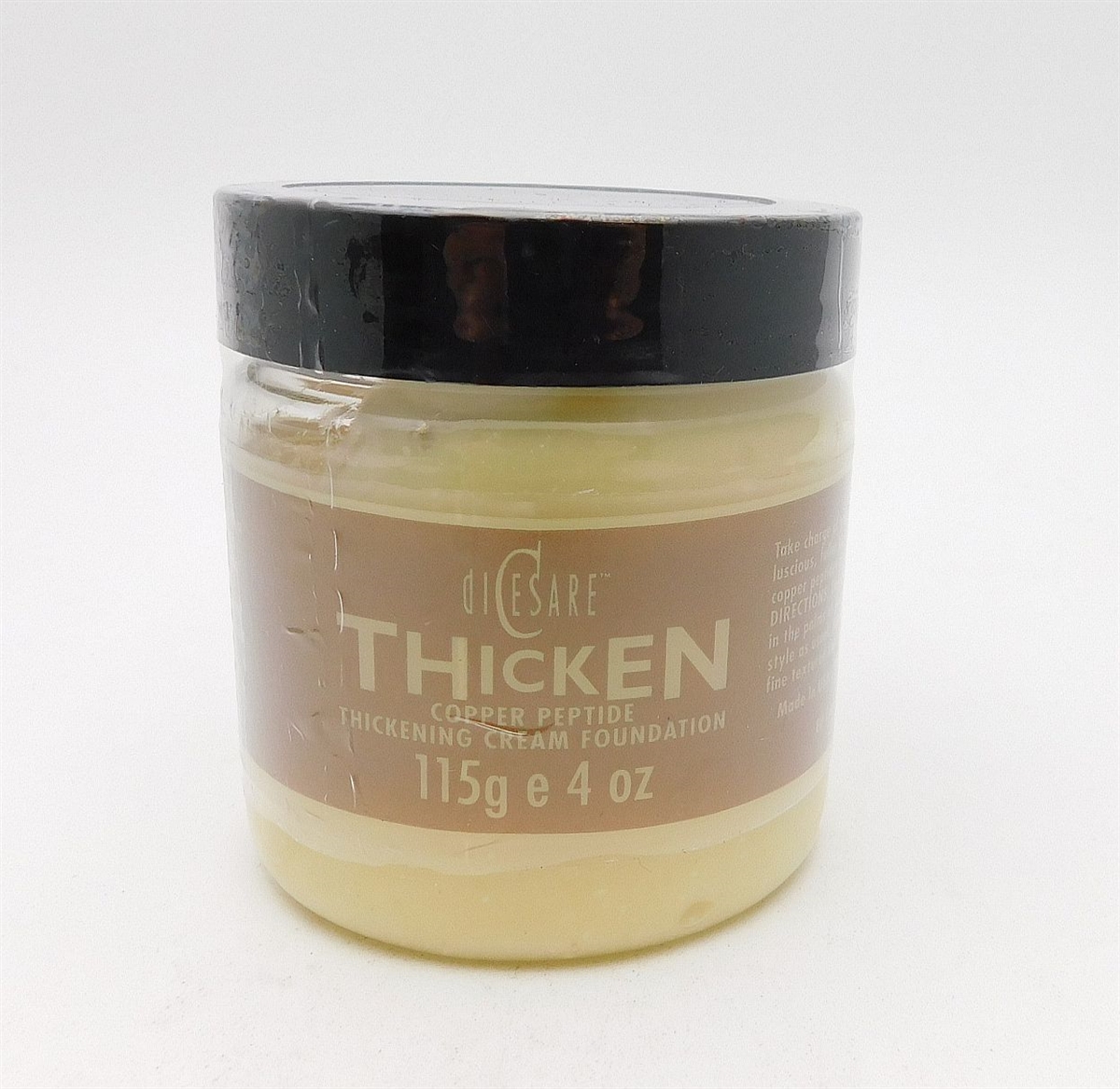 Dicesare Thicken Copper Peptide Thickening Cream Foundation 4 Oz
