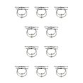 thumbnail image 3 of Jumpingount 2 Pieces Couple Bracelets with Jewelry Adjustable Set Charm Simple Chain Hand-made Length Hand Rope Wrist Wear Teenagers Negro 10piezas, 3 of 6