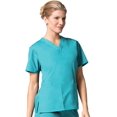 thumbnail image 1 of Maevn Haut Classique Col en V pour Femmes Bleu Lac, Large, 1 of 1