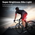 thumbnail image 4 of Bike Light Set and Horn Solar Powered USB Rechargeable Bicycle Headlight Taillight Combinations Front Back Light Tail Light LED Speaker, 4 of 7
