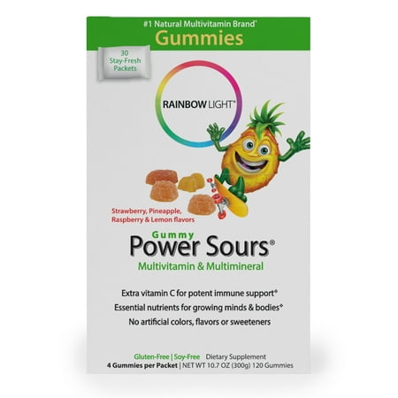 Multi Tasking Minerals - Rainbow Light Power Sours® Multivitamin & Mineral 30 pk box