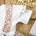 thumbnail image 4 of Bébé Filles Romper Ensemble Manches Courtes Imprimer une Ligne Robe + Bandeau, 4 of 8