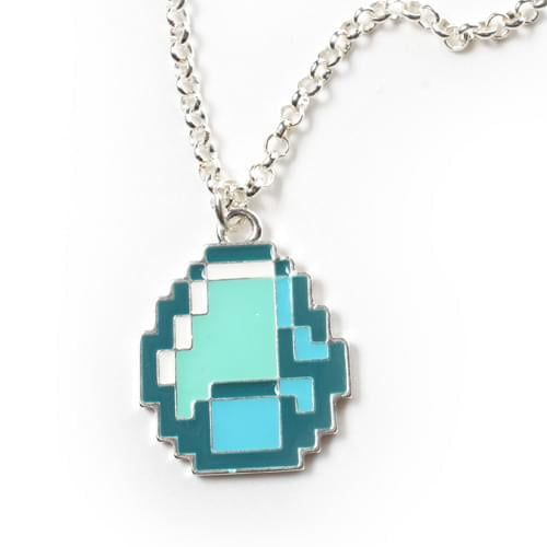 Minecraft Diamant Pendant One Size Halskette