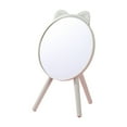 thumbnail image 1 of Makeup Desk Mirror with LED Lights Side Table Mirror with Handle, 1 of 5