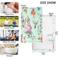 thumbnail image 3 of Dreamtimes 2 Piece Hummingbird Flower Hand Towels for Bath Decorative, Pure Cotton Guest Towels Fingertip Towels for Bathroom Spa Gym,16 x 28 inch, 3 of 7