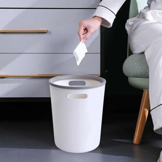 Dvkptbk Garbage Bin Trash Can Pressure Household Kitchen Large Plastic Basket Bedroom Bathroom Classification Small Trash Bucket Kitchen & Dining