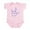 Petal Pink, variant on CafePress - Dark Blue I Love You Infant Bodysuit - Baby Light Bodysuit, Size Newborn - 24 Months