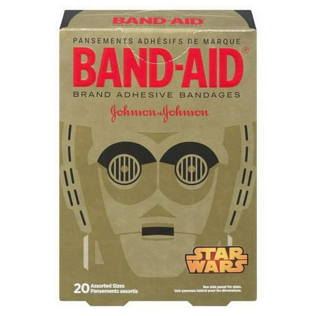 Band-Aid Star Wars Adhesive Bandages Assorted Sizes (Pack of 6)