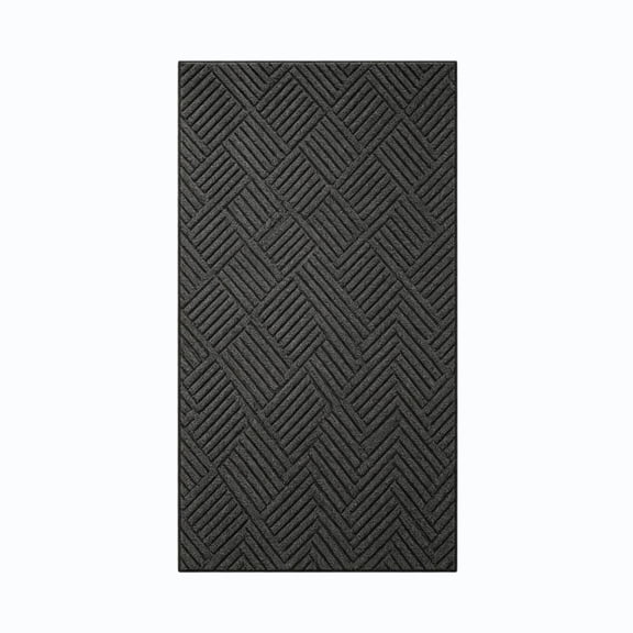 Anckoeil Door Mat, 31.5" x 19.7" Non-Slip Absorbent Entryway Rug, Thick Polyester Doormat for Indoor & Outdoor Use