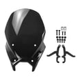 thumbnail image 2 of Parabrisas de motocicleta, pantalla para parabrisas, componente de conducción cómoda, repuesto, reparación Negro, 2 of 8