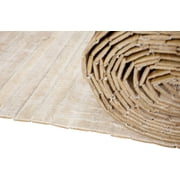 Natural Bamboo Paneling – 4’ x 8’ Mottled | 32 sq ft Coverage | Flexible Wall Cladding Panels for Living Room Décor | Ceiling Tiles and Outdoor Kitchens - Renewable Resource | Wainscot Home Décor.