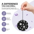 thumbnail image 5 of Car Fragrance Piece Four Pieces Of Fresh Air Lavender Smell Contains Lanyard Plastic Film Wrapped For The Bathroom Bed In The Car Room Retro Skull Head (2) Round Shape, 5 of 8
