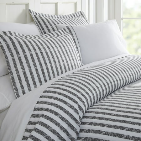 Merit Linens Premium Ultra Soft 3 Piece Puffed Rugged Stripes