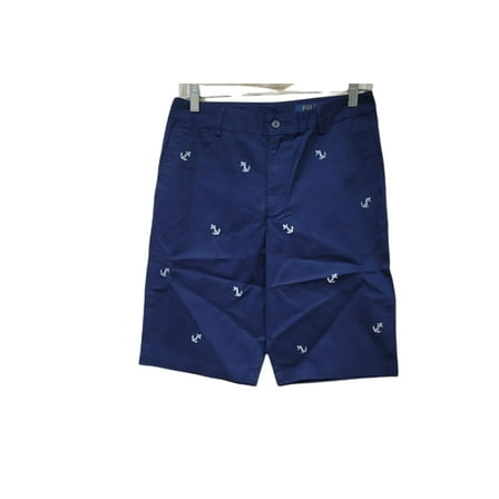 Polo Ralph Lauren BLUE Boy's Anchor Straight Fit Stretch Twill Short, US 18