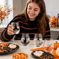 thumbnail image 4 of 2D Halloween Artisan Glassware Collection, Premium Handleless Glass with Halloween Designs, for Gothic Party & Cozy Fall Home Bar, 4 of 5