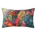 thumbnail image 1 of Fotbe Butterflies On Rocky Cliff Funda de Almohada Decorativa Estilo Occidental, Lujo en Algodón, Fundas para Almohadas King, Cojín Estampado para Decoración del Hogar-16"x24", 1 of 6
