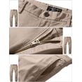 thumbnail image 4 of Pantalones a juego para hombre, ajustados, cónicos, elásticos, casuales, 42 de ancho x 31 de largo, 4 of 5